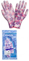 Садовые перчатки арт.2107 (розовый цвет) - продажа оптом от производителя "Промтекстиль-Урал"